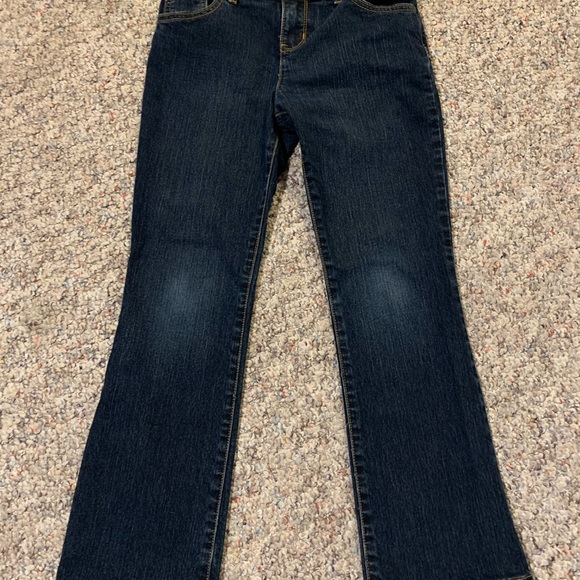 Girls Children’s Place dark boot cut jeans - Picture 2 of 7